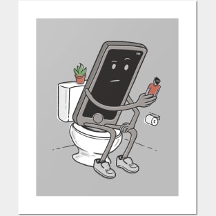 Toilet humour Posters and Art